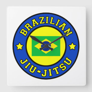 Horloge Carrée Jiu Jitsu