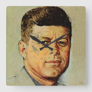 Horloge Carrée John F. Kennedy DANS MEMORIAM