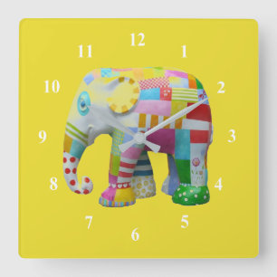 Horloge Carrée Jouet de chat, salle pour enfants