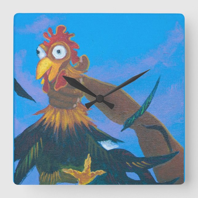 Horloge Carrée Kauai Quiet (Recto)