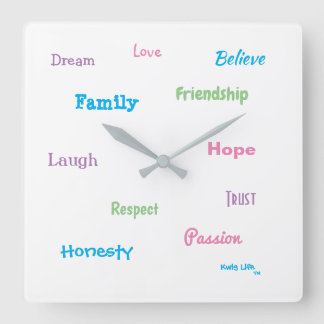 Horloge Carrée Kwig Life TM