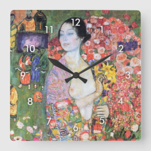 Horloge Carrée La danseuse, Gustav Klimt