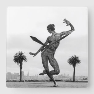 Horloge Carrée La force d'une femme