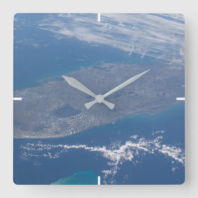 Horloge Carrée La péninsule de Floride. (Recto)