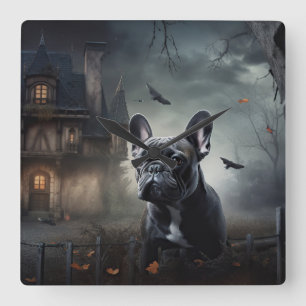 Horloge Carrée La peur de l'Halloween