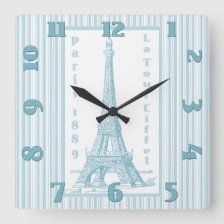 Horloge Carrée La Tour Eiffel 1889