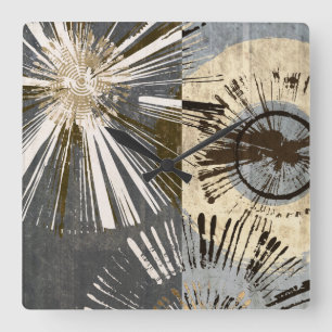 Horloge Carrée L'accès couvre de tuiles I