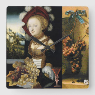 HORLOGE CARRÉE LADY, GRAPES, GRAPE ANTIQUE VINEYARD WINE TASTING