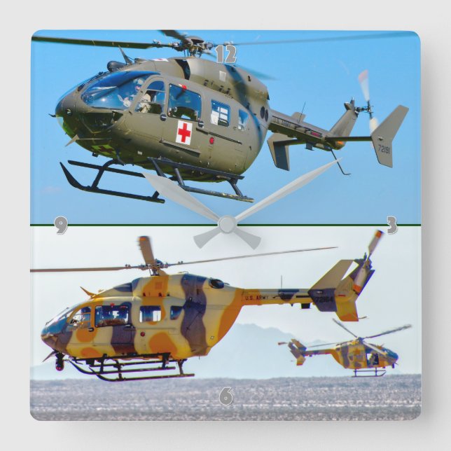 HORLOGE CARRÉE LAKOTA UH-72A (Recto)