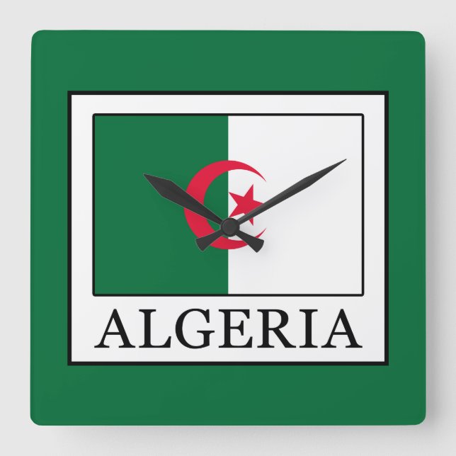 Horloge Carrée L'Algérie (Recto)