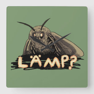 Horloge Carrée Lamp? Moth Meme