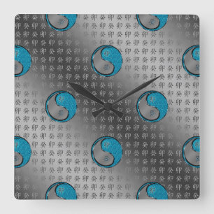 Horloge Carrée Lapin d'eau