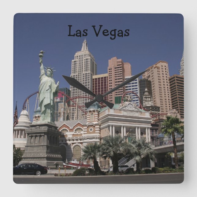 Horloge Carrée Las Vegas (Recto)