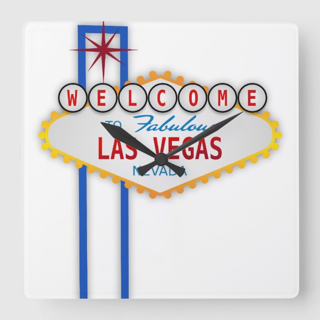 Horloge Carrée Las Vegas (Recto)