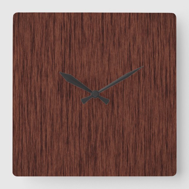Horloge Carrée Le bois fabuleux (Recto)