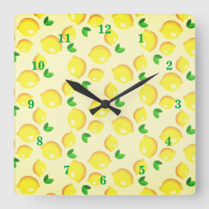 Horloge Carrée Le Clock de Lemon