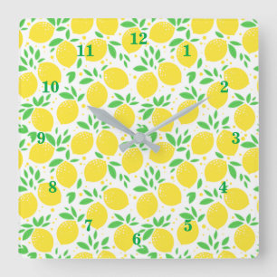 Horloge Carrée Le Clock de Lemon