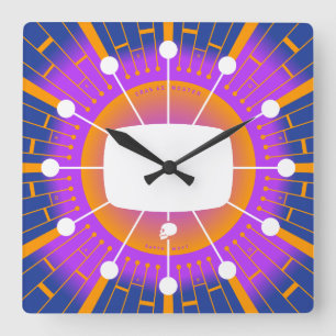 Horloge Carrée Le futur est à nous