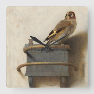 Horloge Carrée Le Goldfinch, 1654 par Carel Fabritius