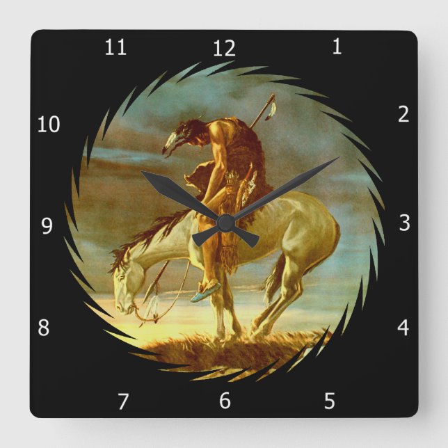 HORLOGE CARRÉE LE GRAND CLOCK DE LA TRAIL (Recto)