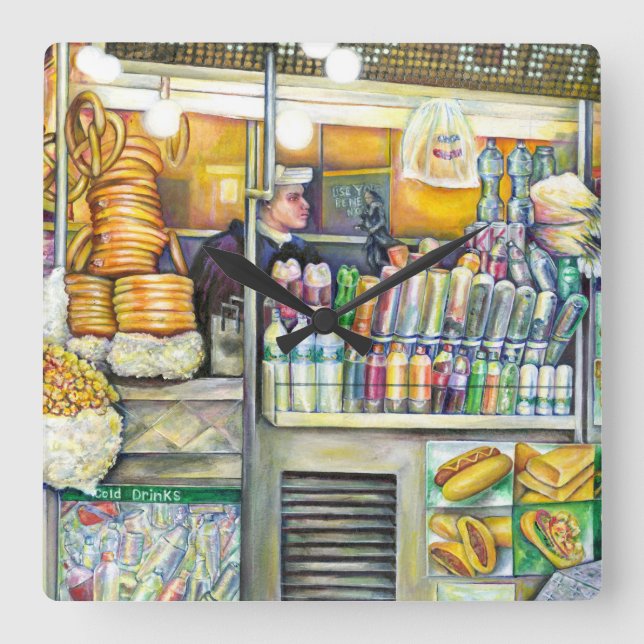 Horloge Carrée Le Paradis des Pousseurs (Recto)