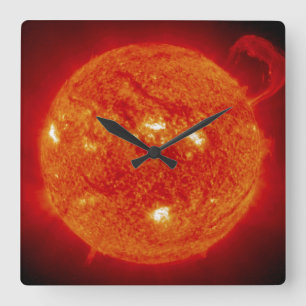 Horloge Carrée Le Soleil