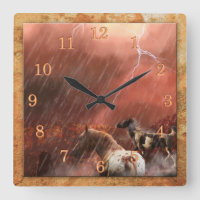 LES CHEVAUX SAUVAGES DÉSERTENT LA TEMPÊTE