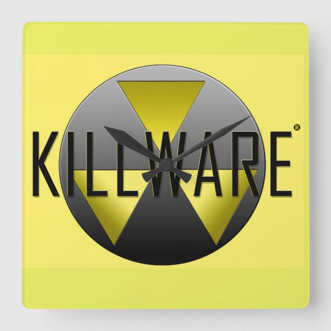 Horloge Carrée Les Chronicles de KillWare® (Recto)