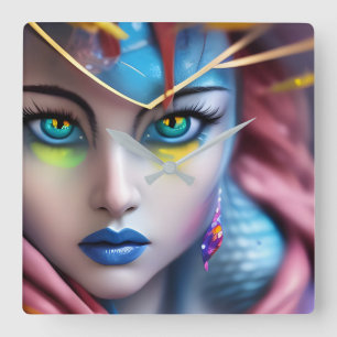 Horloge Carrée L'hypnotiste