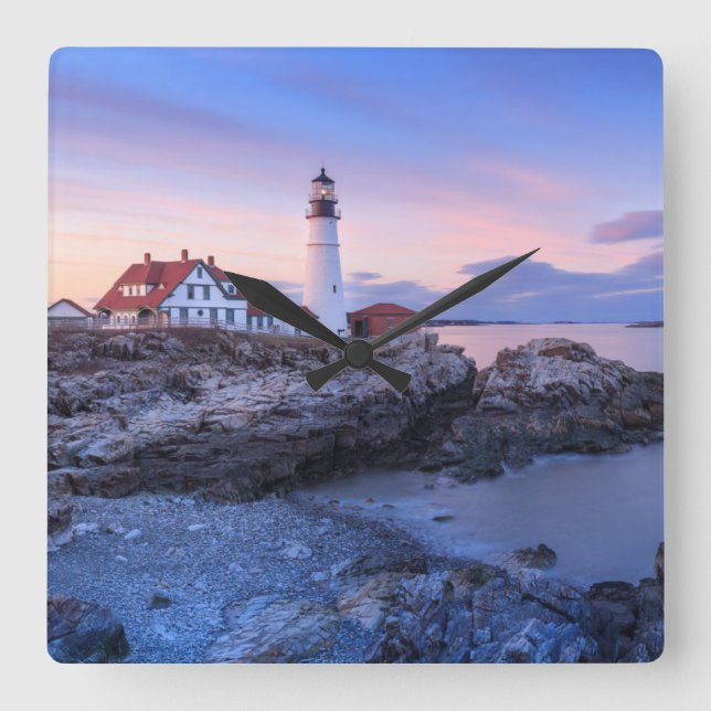 Horloge Carrée Lighthouses | Cape Elizabeth, Maine (Recto)