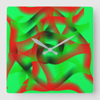 Lime vert et rouge clair ondulation, avec ombre?