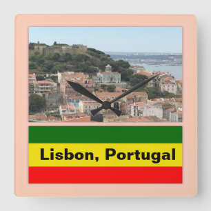 Horloge Carrée Lisbonne, Portugal Skyline