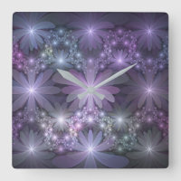Lit de fleurs Art Fractal Abstrait tendance brilla