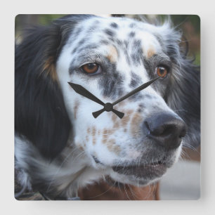 Horloge Carrée Llewellin Setter Wall Clock