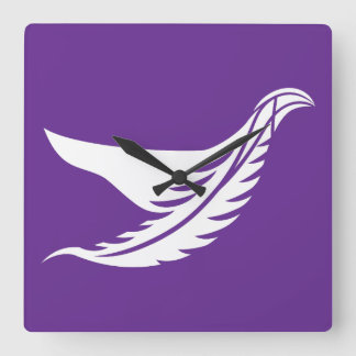 HORLOGE CARRÉE LOVE WHITE BIRD BY MASANSER