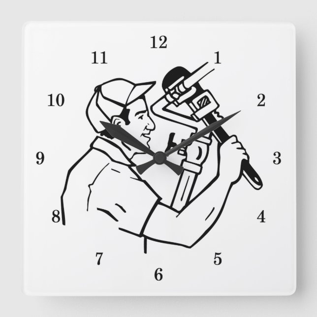 Horloge Carrée Lumeur professionnel (Recto)