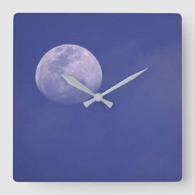 Horloge Carrée Lune sur les îles Galapagos, Equateur (Recto)