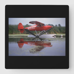 Horloge Carrée Luscombe, 8A, 1940, aviation d'Oshkosh_Classic