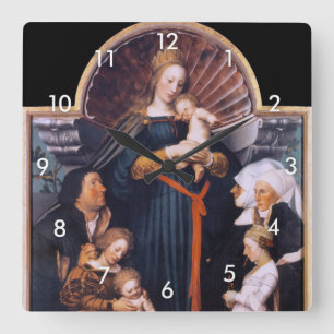 Horloge Carrée Madonna, Holbein the Younger