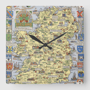 Horloge Carrée Map of Historical Ireland