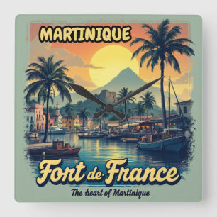 HORLOGE CARRÉE MARTINIQUE