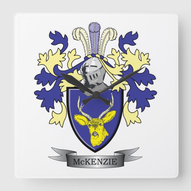 Horloge Carrée McKenzie Family (Recto)