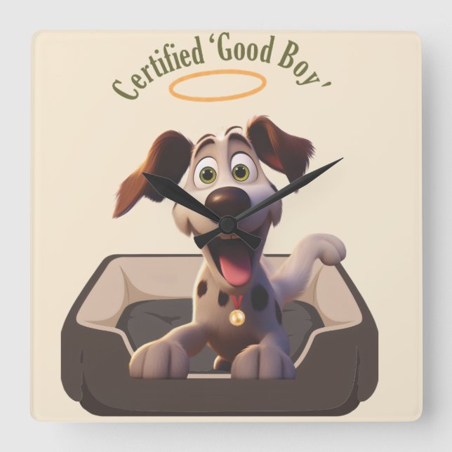 Horloge Carrée Medal winning 'Good Boy' (Recto)