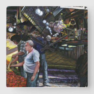 Horloge Carrée Men of Commerce