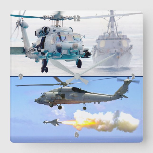 HORLOGE CARRÉE MH-60R SEAHAWK (Recto)