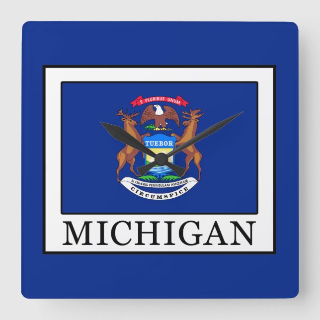 Horloge Carrée Michigan (Recto)