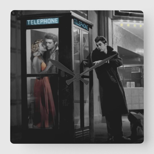 Horloge Carrée Minuit (Recto)