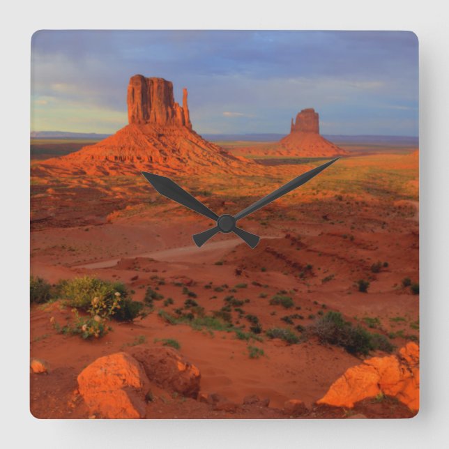 Horloge Carrée Mittens, vallée du Monument, AZ (Recto)