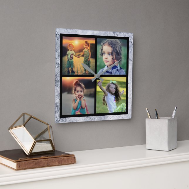 Horloge Carrée Modern Family (Bureau)