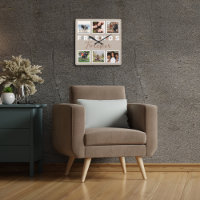 Moderne Beige Friends Forever timbre style P